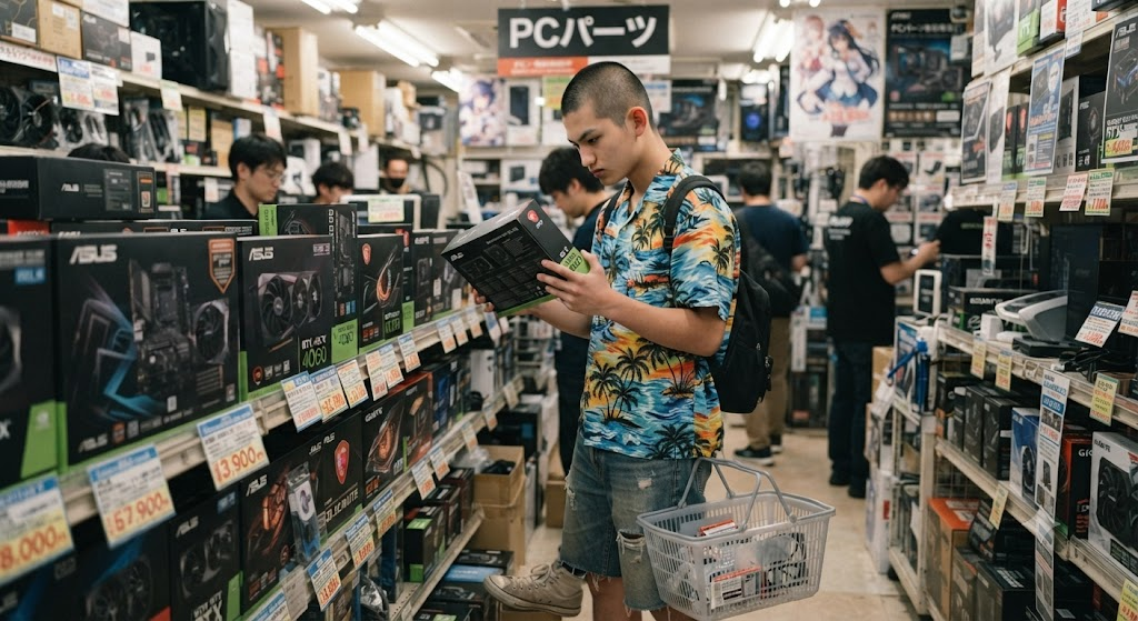 ジャンクパーツ収集中イメージ