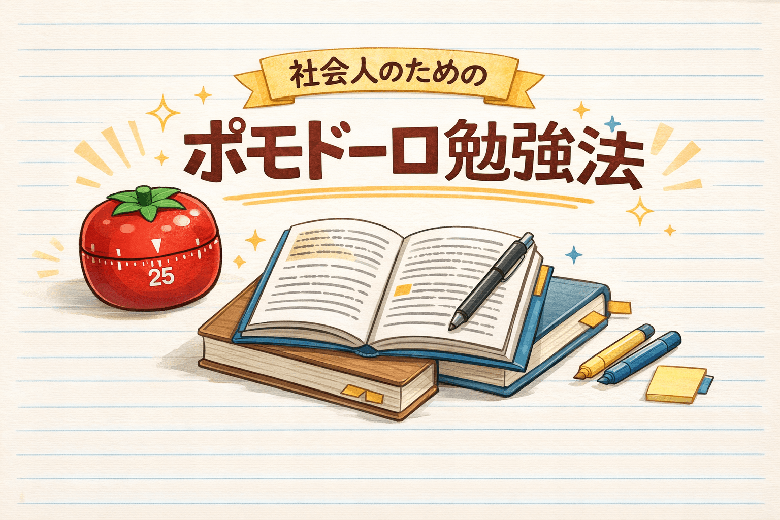 社会人のためのポモドーロ勉強法