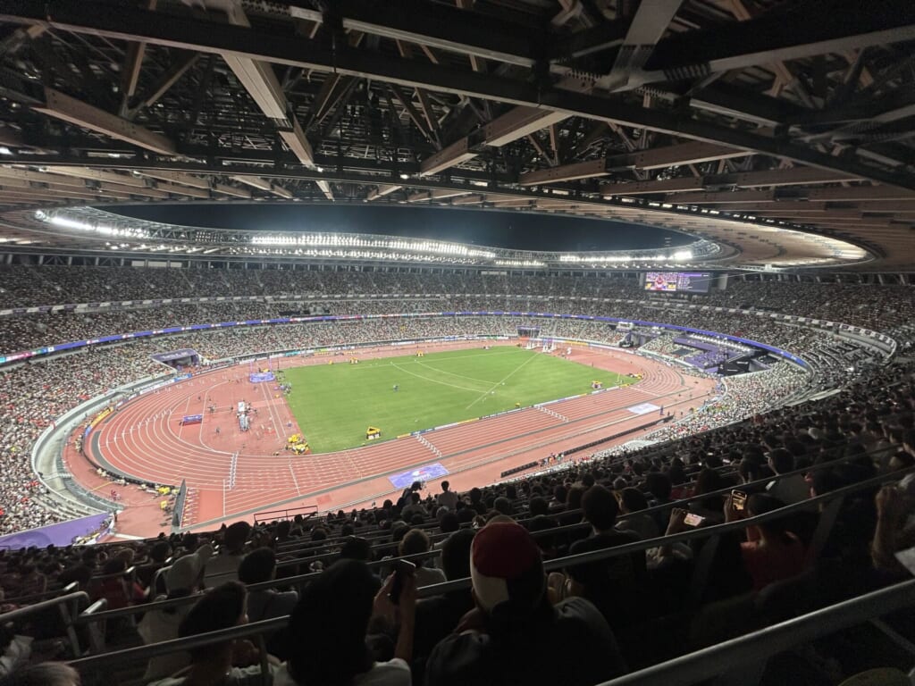 2025年世界陸上の現地の写真です！