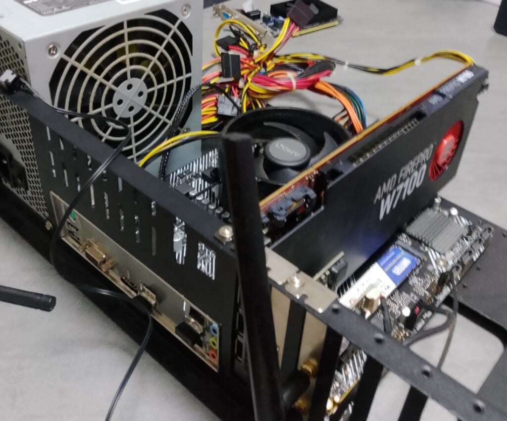FIREPRO W7100換装後PC