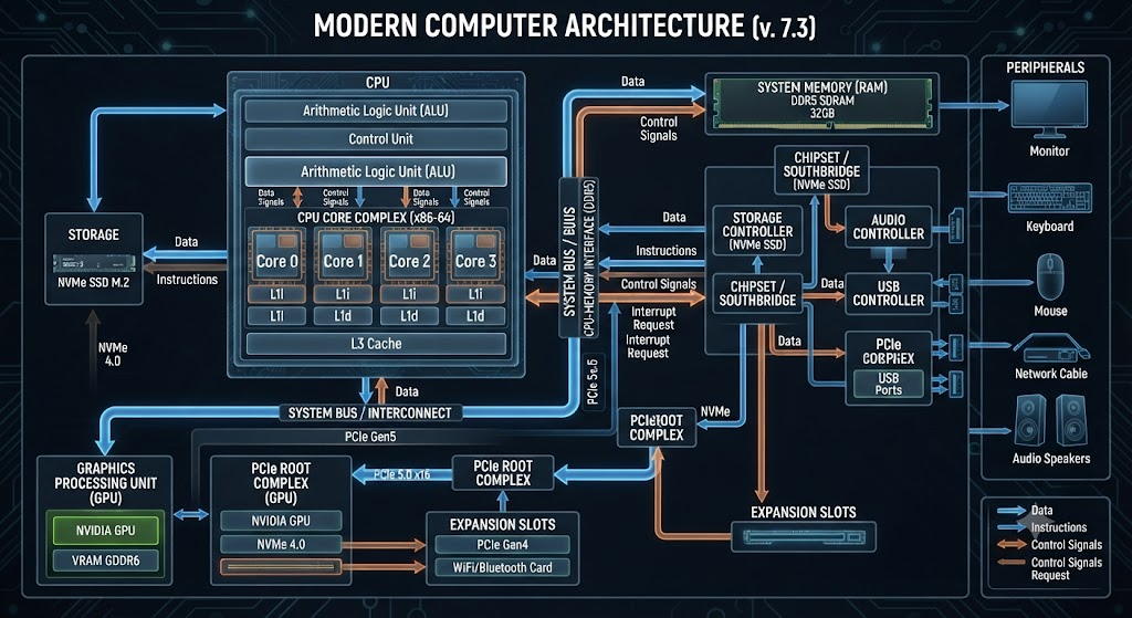 コンピュータアーキテクチャ図表