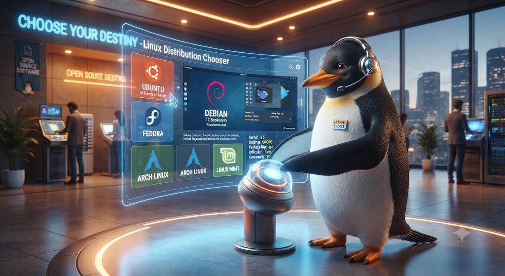LInux選定中イメージ