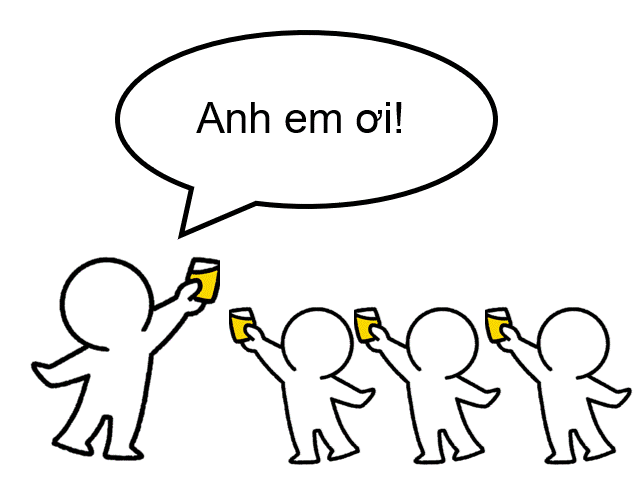 ベトナムの乾杯